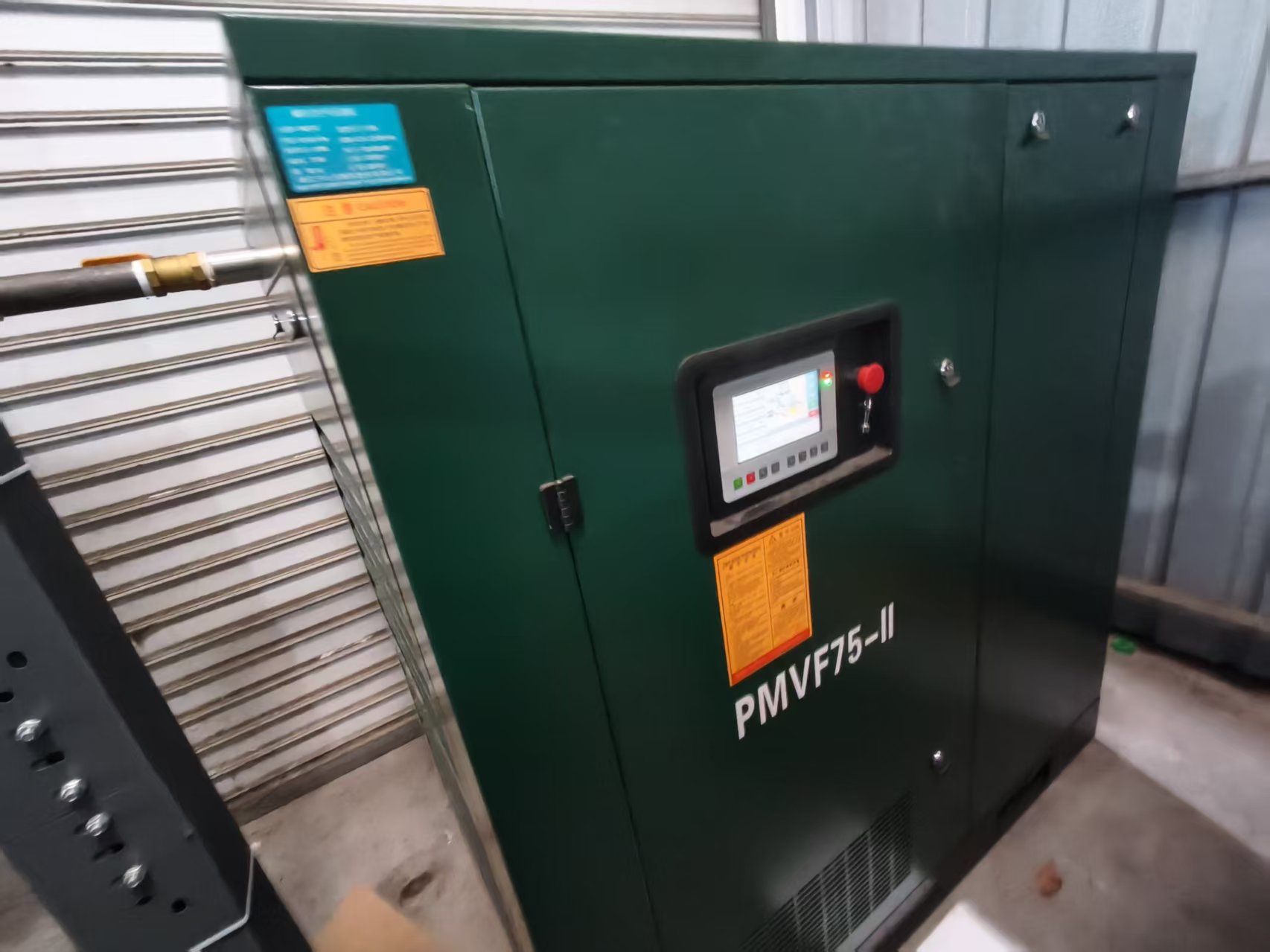宁德某厂开山75KW空压机巡检
